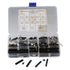 390pcs Roll Pin Assortment Set,Split Roll Pin Assortment Set with Storage Case,Split Expansion Spring Steel Pins M1.5/2/2.5/3/4/5/6 Roll Pin for H...