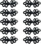 10 Pairs Chinese Knots Sewing Fasteners Frog Buttons Closure for Tang Dynasty Clothing Quilted Jackets Sweater Costumes Outfit Clothing Cloak Coat...