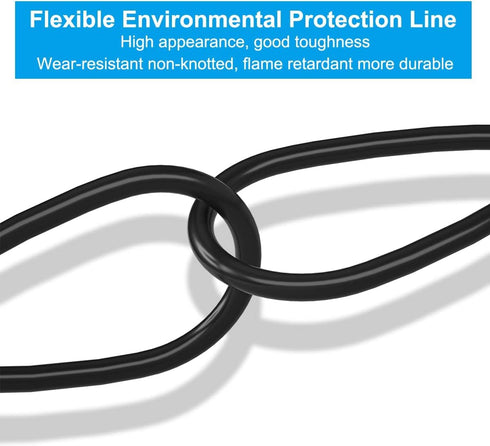 3Packs DC Power Pigtail Cable,DC Barrel Plug Connector 2.1mm x 5.5mm DC Male Plug to Bare Wire Open End Power Wire Supply Repair Cord for CCTV Sec...