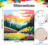 4 Pack Paint by Numbers for Adults, Landscape DIY Acrylic Painting Paint by Numbers Kits on Canvas for Kids Ages 4-8-12 Perfect for Gift Home Wall...