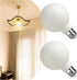 Frosted LED Globe Light Bulbs, 6W LED Light Bulb,Warm White 2700K 600LM E26 Standard Base Dimmable Edison Bulb, G30/G95 Vintage LED Edison Bulb, 2...