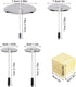 Cake Flower Nail Lifters Set - Stainless-Steel Baking Tools,6 Pcs,Icing Flowers Decoration...