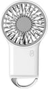 Mini Portable Fan Powerful Handheld Fan Rechargeable,3 Speeds Personal Small Hand Fan Desk Fan with Hook Small Personal Desk Fan for Women Men Gir...