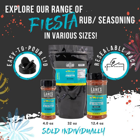 Lane's Fiesta Taco Seasoning Mix, All-Natural Keto Taco Seasoning, Chicken Taco Seasoning Mild, No MSG, Gluten Free Taco Seasoning Mix, 4.0 Oz...