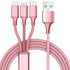 3 in 1 USB Charging Cable - 10 ft Long Multi USB Charging Cables for Multiple Devices - Universal Cell Phone Charger Cord for Android & iDevice - ...