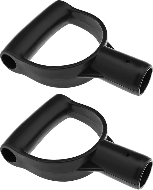 2PCS Spade Handle D Shaped Plastic Grip Shovel Handle Replacement Garden Fork Handle 28mm Inner Diameter for Spade Shovel Fork Digging Raking Tool...