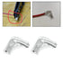 50PCS 2.8mm Crimp Terminal Spade Connector 90° Angled with 50PCS Insulating Sleeves for Equipment Switch Quad Bike Scooter Boat Household Applianc...