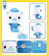 7.5 inch Barnacles Stuffed Plush Toy, Children Software Cartoon Captain Polar Bear Animal Doll Toys Gift (19cm Barnacles)...