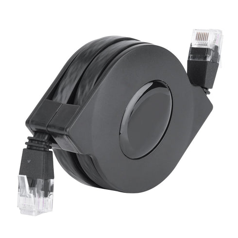Zerone CAT 6 Ethernet Cable, Flat Internet Network Patch Cord Shielded Ethernet Cord Retractable CAT6 LAN Cable with RJ45 for Modem Router Gaming(...