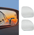 2Pcs Fan Shaped Blind Spot Mirror, Side Mirror Blindspot, 360° Adjustable Frameless Convex Rear View Mirror, Universal Rearview Mirror Accessories...