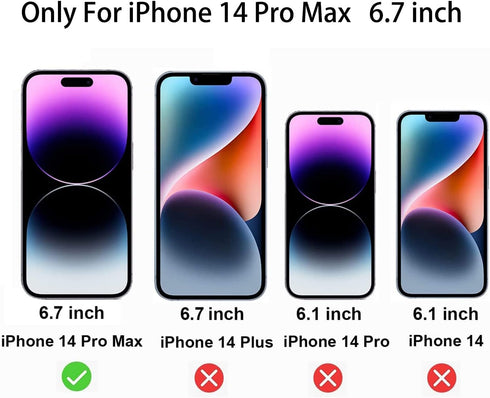 2 PCS Anti-Blue Tempered Glass Mirror Screen Protector Film Suit for iPhone 14 Pro Max, 6.7 inch 9H Hardness Anti-scratch Full Covered (Gold)...