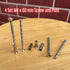 4 Set Sliding Door Handle Screw Post Replacement, M4 x 60mm Phillips Break Away Long Flat Countersunk Head Screws with Posts for Cabinet Drawer Do...