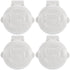 Homoyoyo 4Pcs Children Safety Button Security Lock Child Proof Car Computer Washing Machine Stove Key Start Button Protection Cover Baby Safety Lo...
