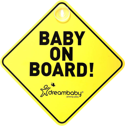 Dreambaby Baby On Board Sign - Baby Safety Awareness Warning Decal - Model L211...
