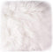12’’ Small Faux Fur Sheepskin Cushion Soft Plush Area Rug, White Photo Background for Small Product Desktop Photography, Jewelry, Watches, Cosmeti...