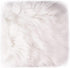 12’’ Small Faux Fur Sheepskin Cushion Soft Plush Area Rug, White Photo Background for Small Product Desktop Photography, Jewelry, Watches, Cosmeti...
