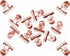 Small Bulldog Clips 50 Pack Metal Binder Clips 1 Inch Tiny Bulldog Clips for Hanging Picture, Food Bags, Office and Home (Rose Gold, 22mm)...