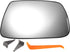 X AUTOHAUX Car Rearview Right Passenger Side Mirror Glass Replacement W/Backing Plate Heated White Glass for Jeep Grand Cherokee 2005 2006 2007 20...