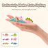 Slingshot Dinosaur Finger Toys, Mini Rubber Dino Figures Finger Sling Shot Toys, Flying Games Party Favors Gift Toy, Funny Gag Gifts for Kids Teen...