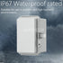Waterproof Electrical Junction Box, Hinged Cover, IP67 Weatherproof ABS Plastic Enclosure with Mounting Plate, Wall Brackets (5.9"*3.9"*3.5", Grey...