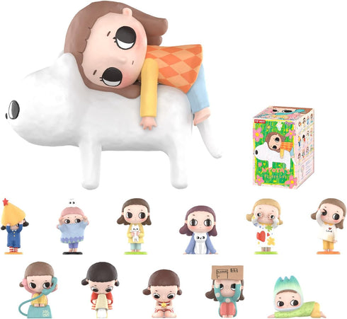 POP MART Nyota's Fluffy Life Series Figures, Nyota Blind Box Figures, Random Design Action Figures Collectible Toys Home Decorations, Holiday Birt...