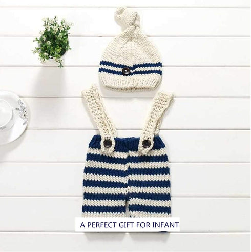 3 PCS Newborn Photography Prop Baby Hat Knitted Handmade Cover Diaper with Toddler Swaddle Blankets Wraps for Infant Boy Girl Princess Twins...