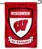 College Flags & Banners Co. Wisconsin Badgers Shield Garden Flag...