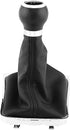 Keenso 5 Speed Car Gear Shift Knob Gearstick Gaiter Boot Frame Kit Dustproof Cover for B6 2006-2010...
