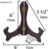 Artliving 6 inch wood-like Easels Plate Stand Holder Display Stands -Set of 2...