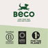 Beco Classic Printed Bamboo Dog Food & Water Bowl,Nature Inspired Ocean Waves, Small...