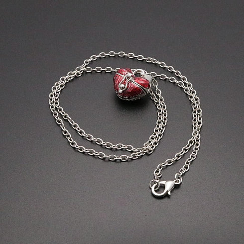 Heart Locket Pendant Necklace, Trendy Heart Shaped Box Pendant Necklace for Women Men Valentines Day Gift Jewelry Gift...