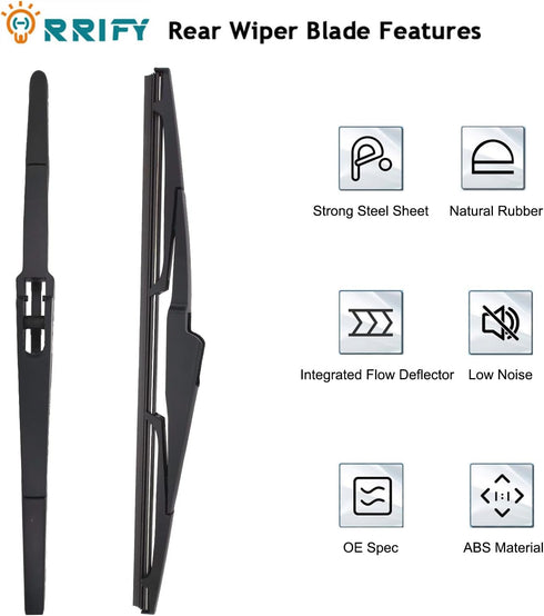 13" Rear Windshield Wiper Blade for Hyundai SANTA FE/Santa Fe Sport 2013-2018, for Kia Sedona 2015-2021, for Kia Telluride 2020-2022 Rear Windshei...