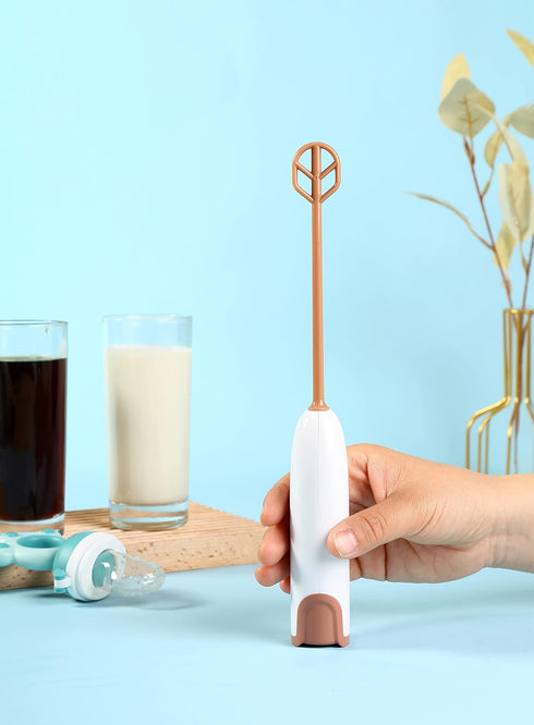 Handheld Electric Baby Formula Mixer,Handheld Drink Mixer (White)...