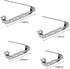 50 Pcs Brooch Pins, Silver Bar Pins, Secure Back Clasp with Back Bar Fastener, Pin Badge Backs with Holes, 4-Size Pack of Safety Pins (50)...