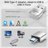 Mouse Jiggler Undetectable Metal USB Mouse Mover with Switch Button, Automatic Mini Mouse Shaker with 2 Jiggle Modes, Driver-Free, Plug & Play, Ke...