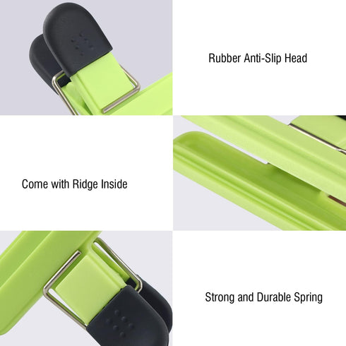 Bag Clips, AK1980 Food Clips, Kitchen Clips for Refrigerator Food Storage Packages, Snack Bags, Photos - Clip Clips for Home, Office, School and M...