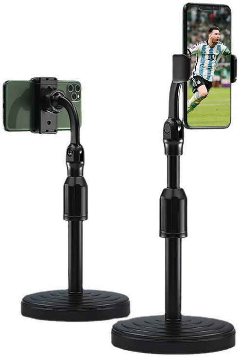 Cell Phone Holder, Adjustable Height (9.8-13inches) Phone Stand for Desk Office Thick Case 270° Flexible Phone Holder Stand iPhone Stand Compatibl...