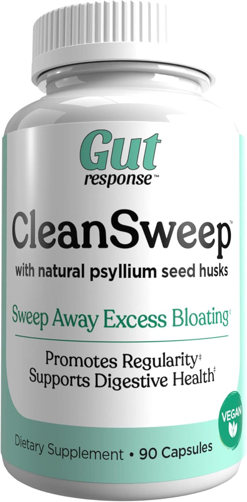CleanSweep Capsules, Supports Healthy Bowel Movements, Digestive Health Support, Promotes Regularity, Natural Psyllium Seed Husk, Daily Fiber Supp...