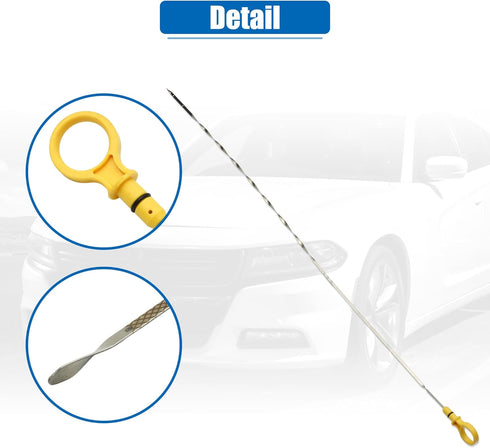 uxcell 1 Pcs Engine Oil Dipstick Engine Oil Fluid Level Dipstick for Ford F-150 FX2 FX4 Lariat Platinum SVT XLT 6.2L V8...