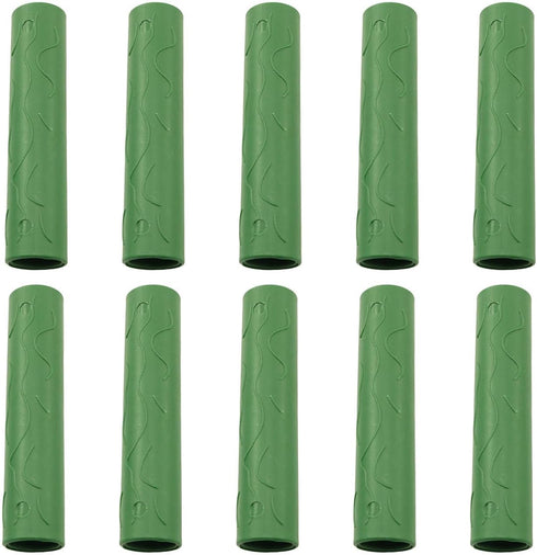 10PCS 11mm/0.43inch Garden Stake Connecting Pipe Plant Climbing Straight Connectors Connecting Pipe Tube Fitting Garden Tool Greenhouse Support Pi...