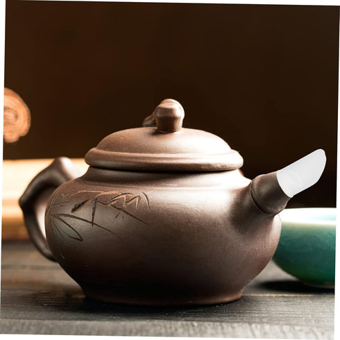 4pcs Teapot Spout Dust Cover Ceramic Decked Accessories Silicone Case Pour Spout Caps Spray Nozzle Spout Cover for Teapot Home Kettle Spout Cover ...