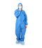 Blue Disposable Coveralls with Hood, XXL. 1 Pack 50 GSM PP Painters Suit Disposable. Unisex Hazmat Suits Disposable. Disposable Painters Coveralls...