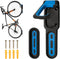 Bike Rack Garage with Tire Tray - Wall Mount Bike Hanger Storage System Wall Mount Bicycle Hook Rack for Indoor Shed, Heavy Duty Holds up to 100 l...
