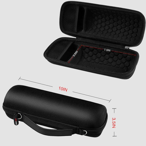 Comecase Portable Bluetooth Speaker Case for JBL FLIP 6 / 5 / 4, Hard Travel Storage Holder with Adjustable Shoulder Strap, Waterproof Speaker Cas...