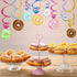 30Ct Donuts Party Supplies Hanging Swirl Decorations for Girls,Boys,Kids, Home,Classroom,Baby Shower,Birthday...