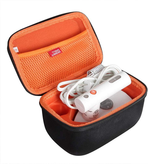 Hermitshell Hard Travel Case for Sharper Image SI-755 Mini Steam Iron (Black+Orange) (Only Case)...
