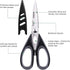Kitchen Shears Scissor & Cooking Scissors - Sharp Blades, Professional Stainless Steel Scissors for Food Meat Poultry Vegetable - Dishwasher Safe ...
