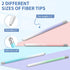 Stylus Pens for Touch Screens, 4PCS Stylus Pen for iPad with Precision Double Fiber Tips, Compatible with Apple iPad/iPhone/Android/Tablets and Ot...