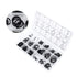 225pcs/18 Sizes Rubber O Ring Kit Washer Seals Gasket Assortment Set for Car Auto Vehicle Repair with Case for Plumbing Automotive General Repair...