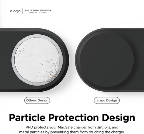 elago MagSafe Charging Station - Compatible with iPhone 16/15/14/13/12 Series, AirPods 4, AirPods Pro 2, AirPods Pro, AirPods 3, All Apple Watch S...